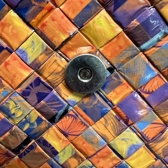 Upcycled Wrapper Shoulder Purse - Picture 5 of 10